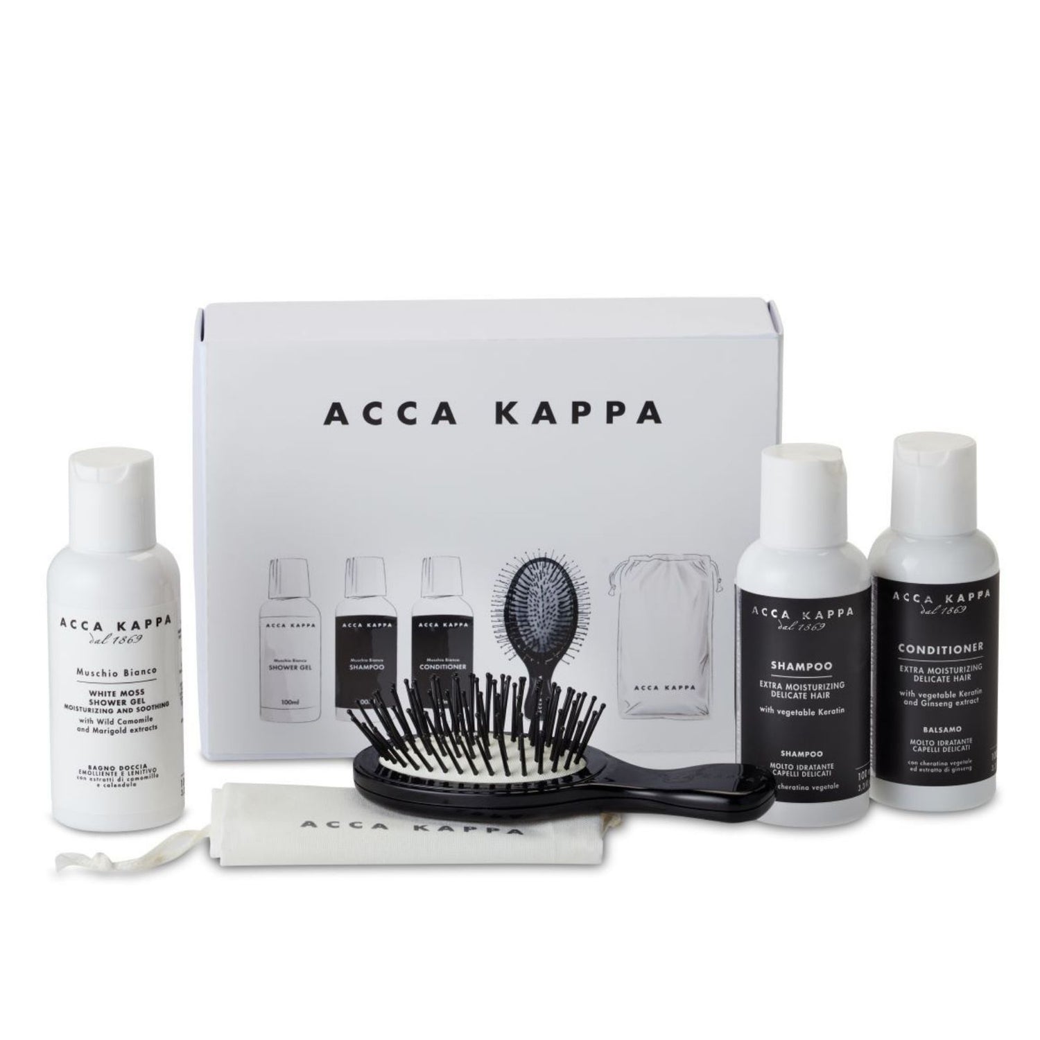 White Moss Travel Set