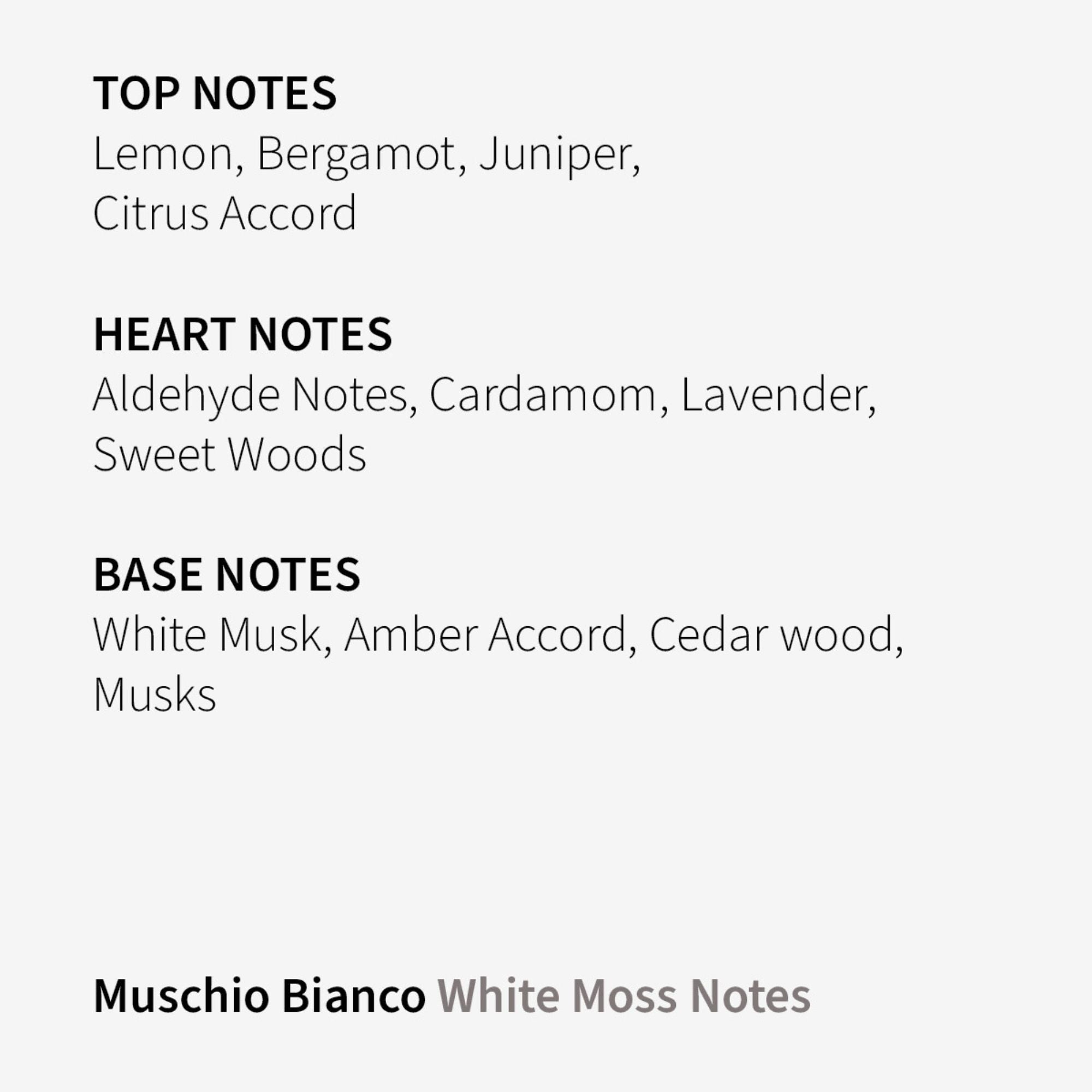 White Moss fragrance notes