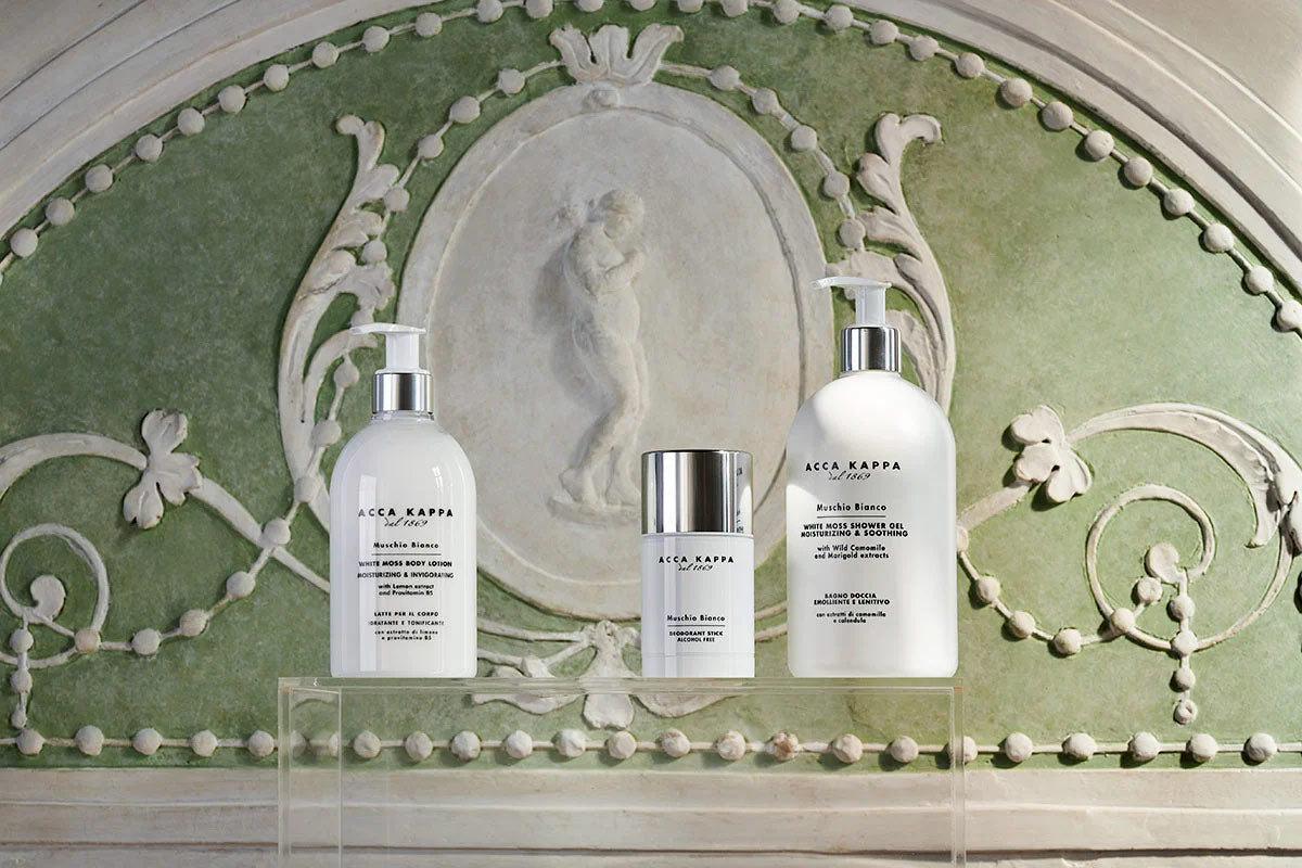 The White Moss Skincare Collection from Acca Kappa