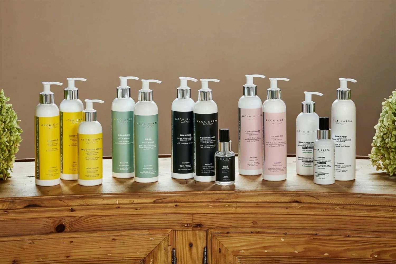 selection of Acca Kappa hair care products