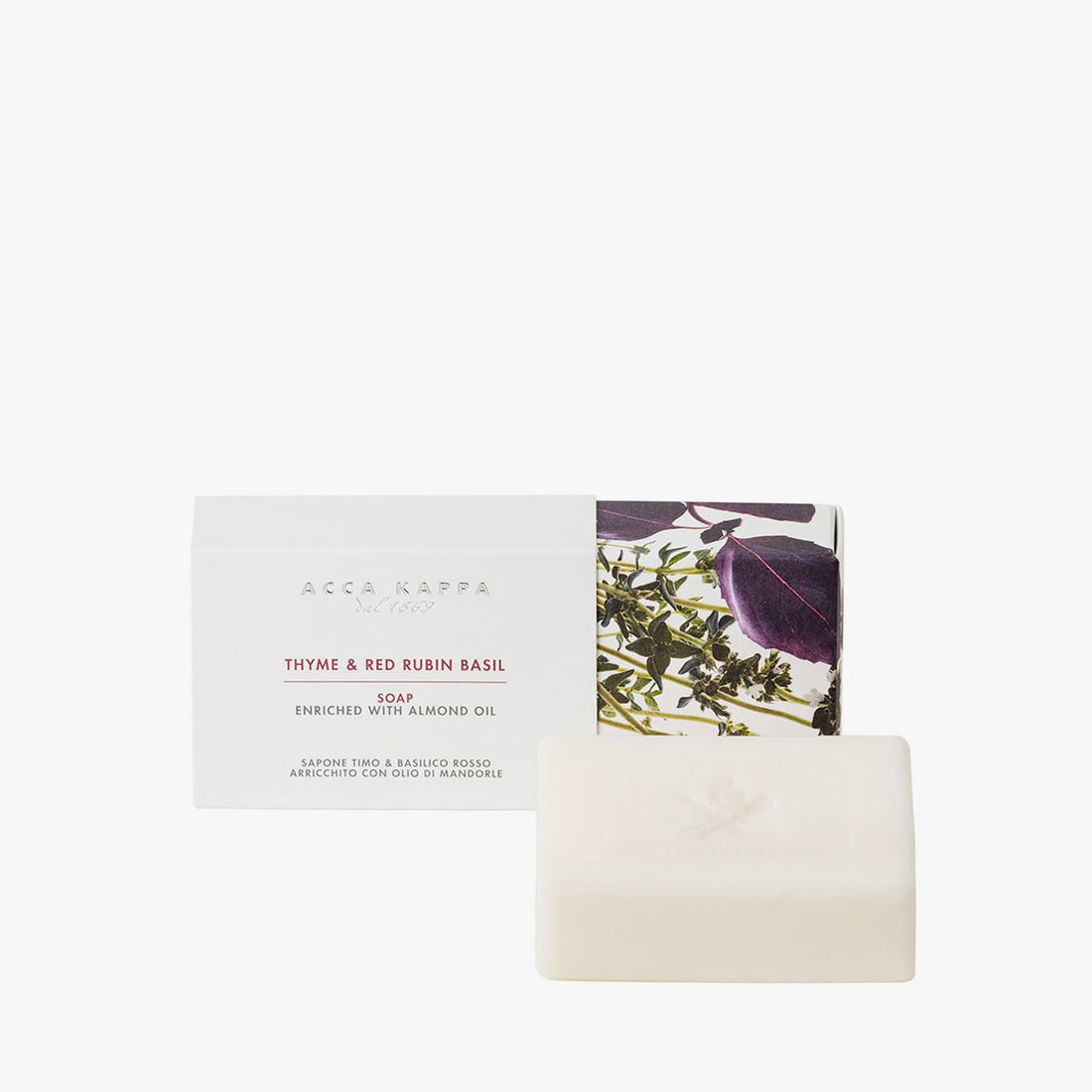 ACCA KAPPA Thyme &amp; Red Rubin Basil Soap 