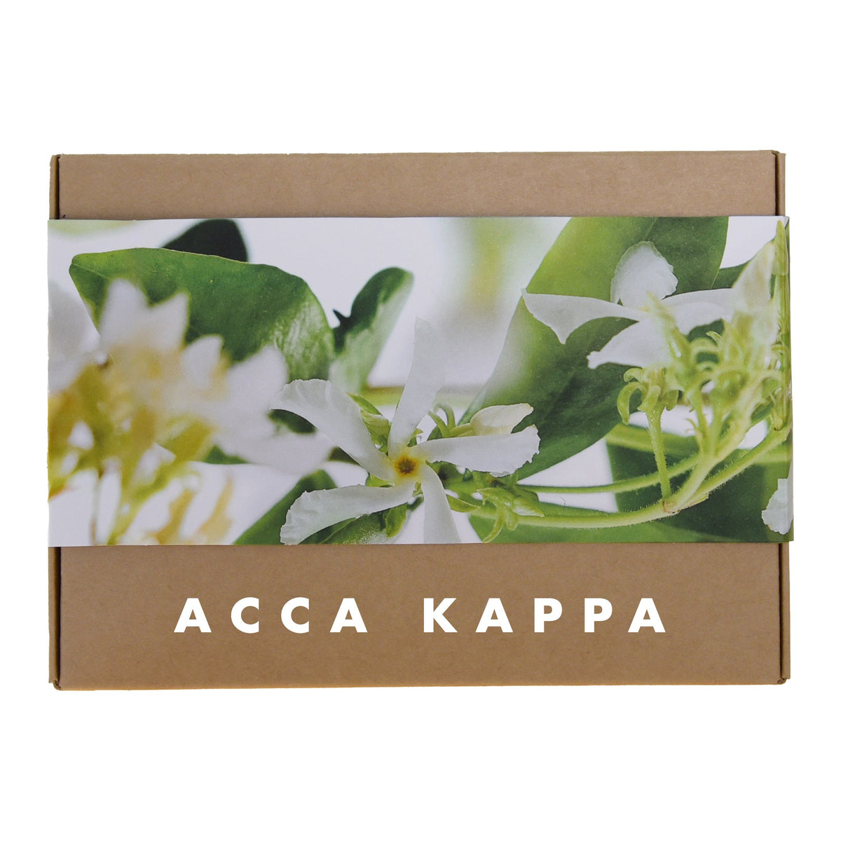 ACCA KAPPA Jasmine &amp; Water Lily Eau de Parfum and Pocket Brush gift set in kraft box