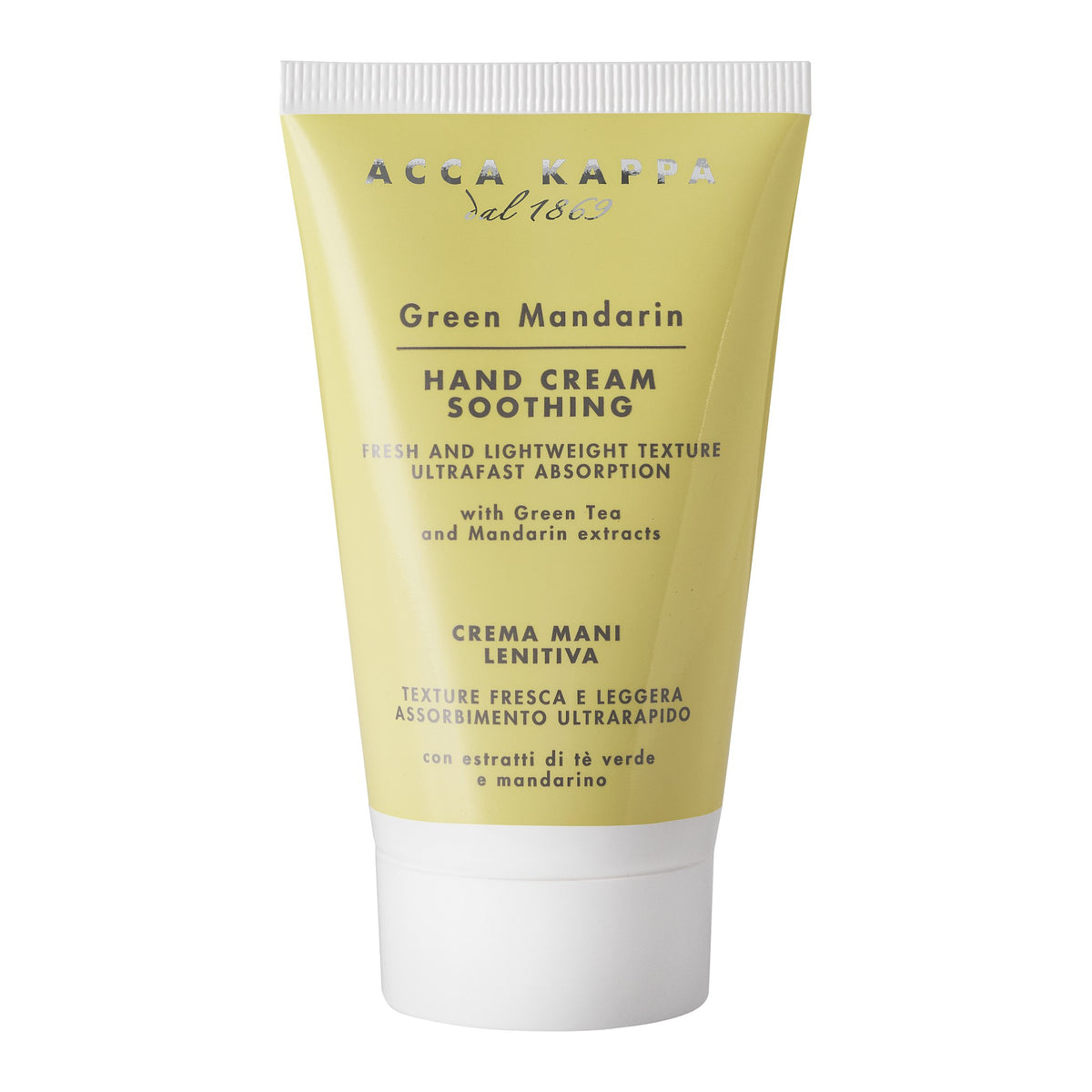 ACCA KAPPA Green Mandarin Hand Cream 75ml tube included in the gift set