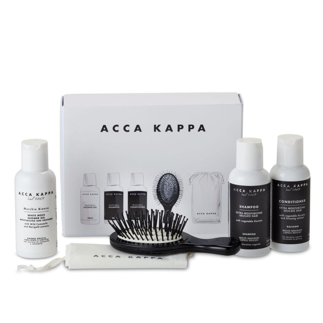 White Moss Travel Set
