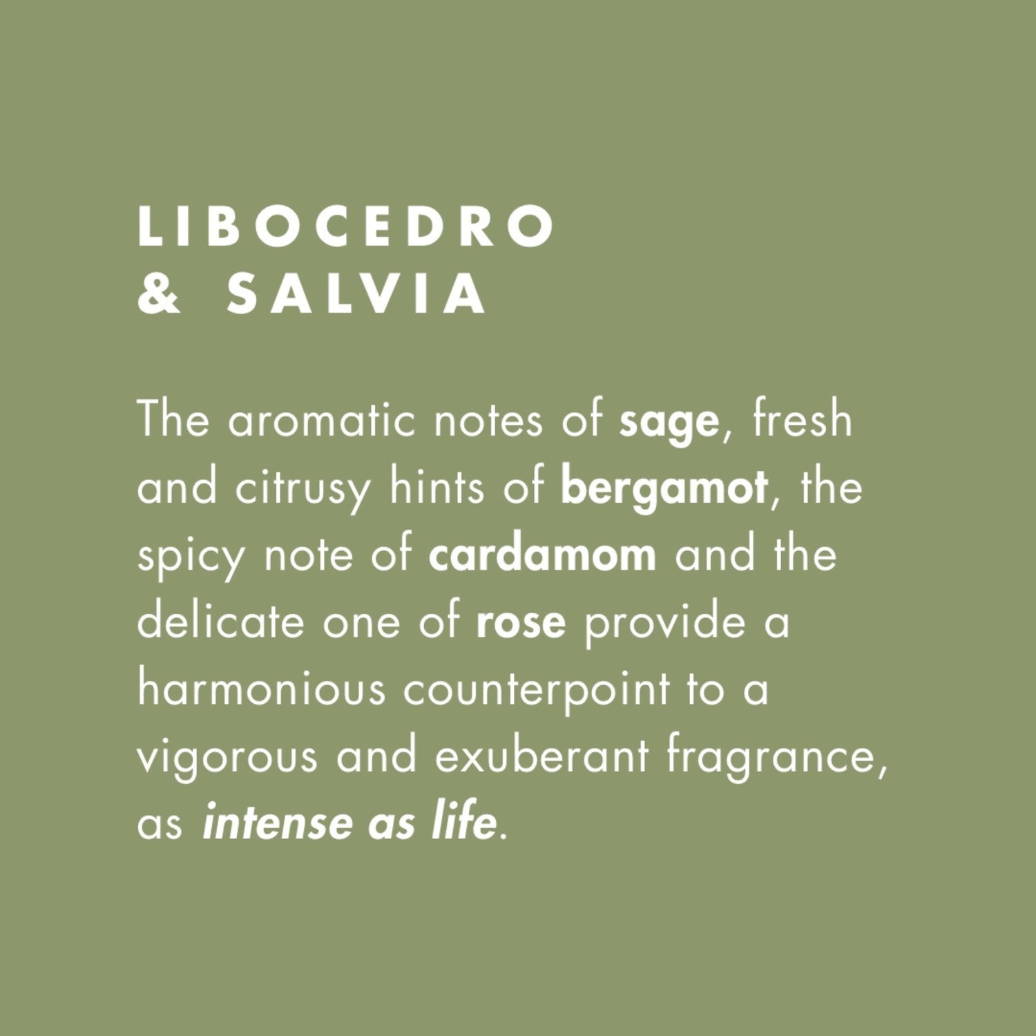 Libocedro &amp; Salvia Eau De Parfum