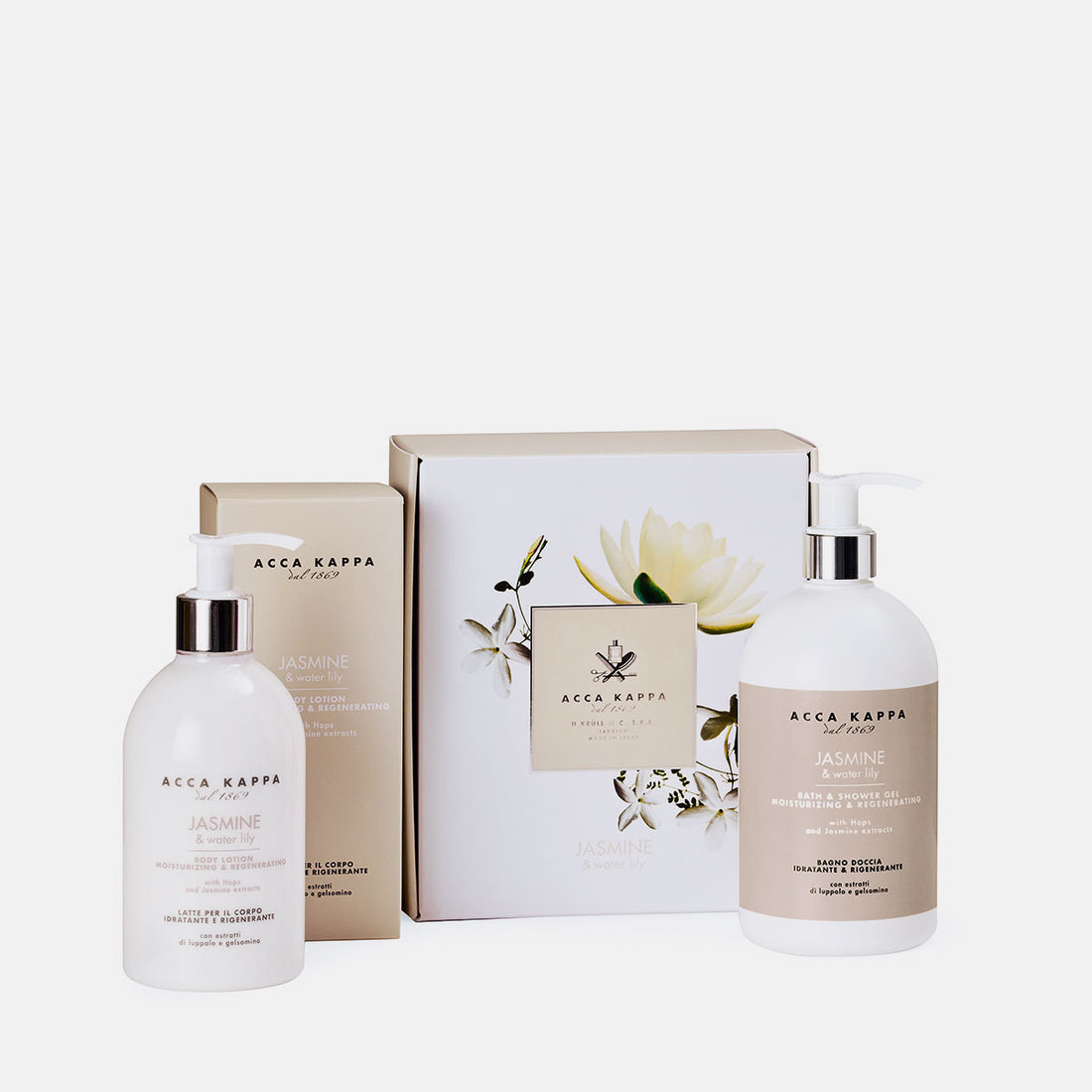 Jasmine &amp; Waterlilly Shower Gel &amp; Body Lotion Gift Set