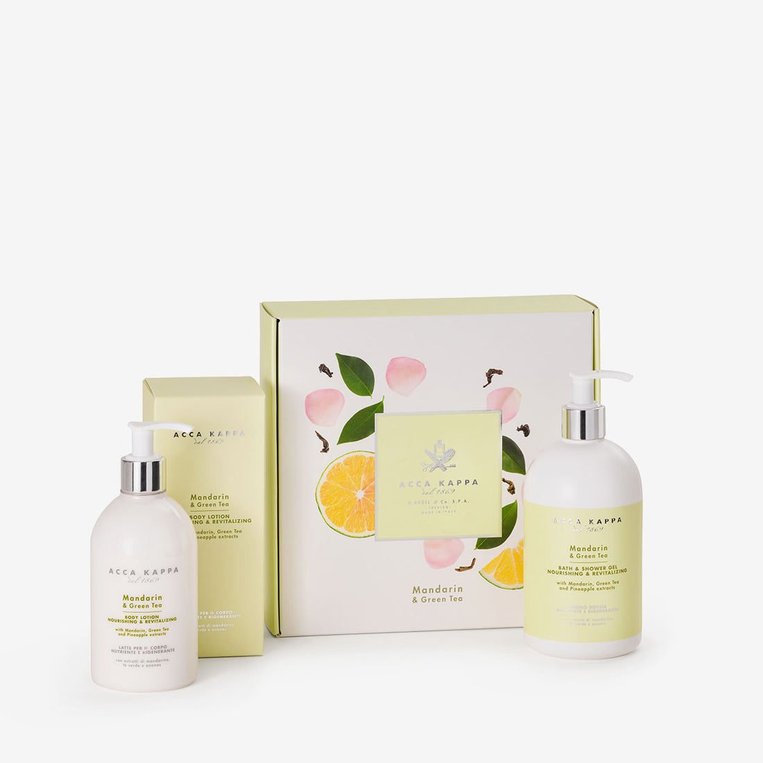 Mandarin &amp; Green Tea Shower Gel &amp; Body Lotion Gift Set