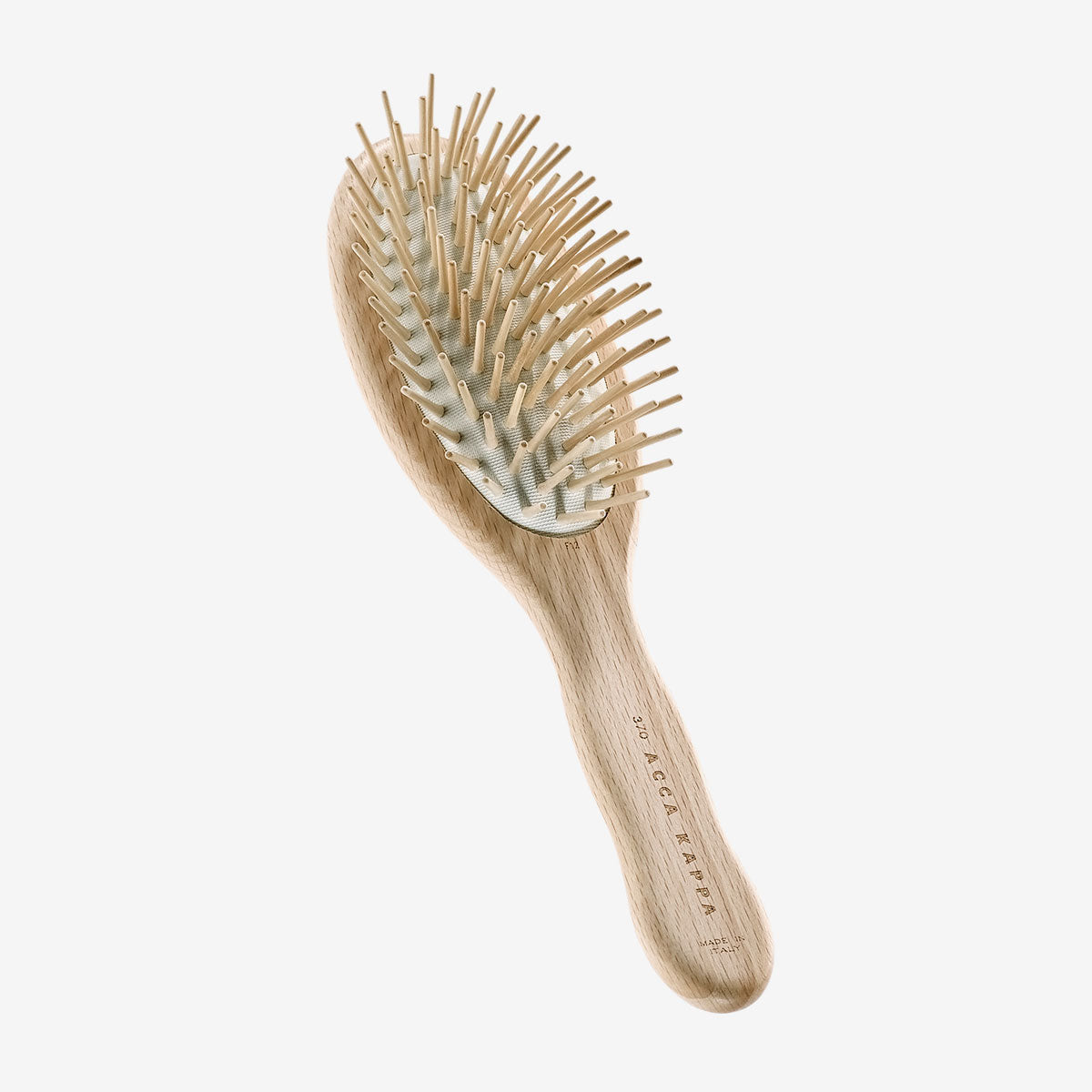 ACCA KAPPA Natura Oval Brush - Wooden Pins