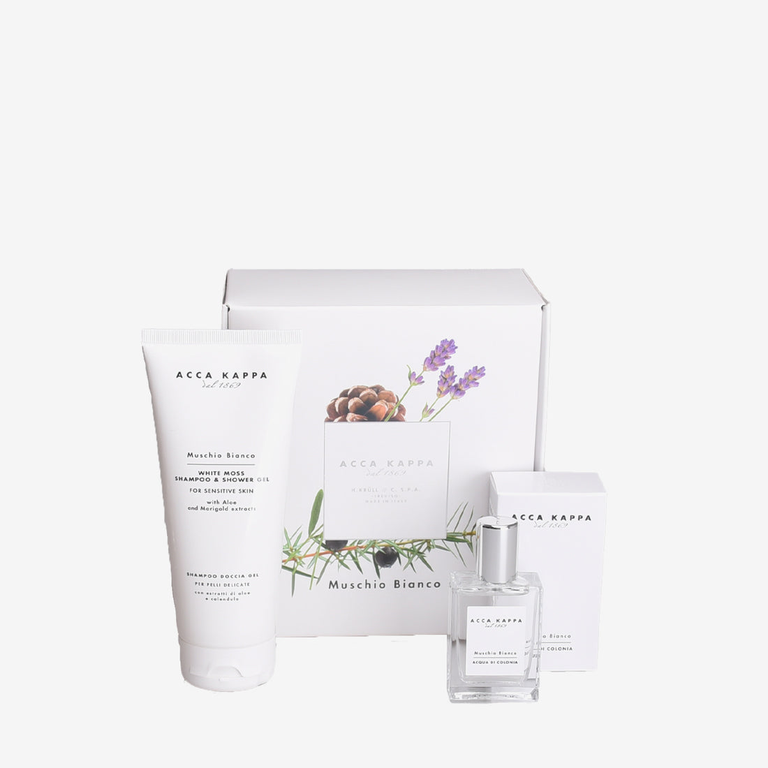 Acca Kappa White Moss Perfume and Shower Gel Gift Set
