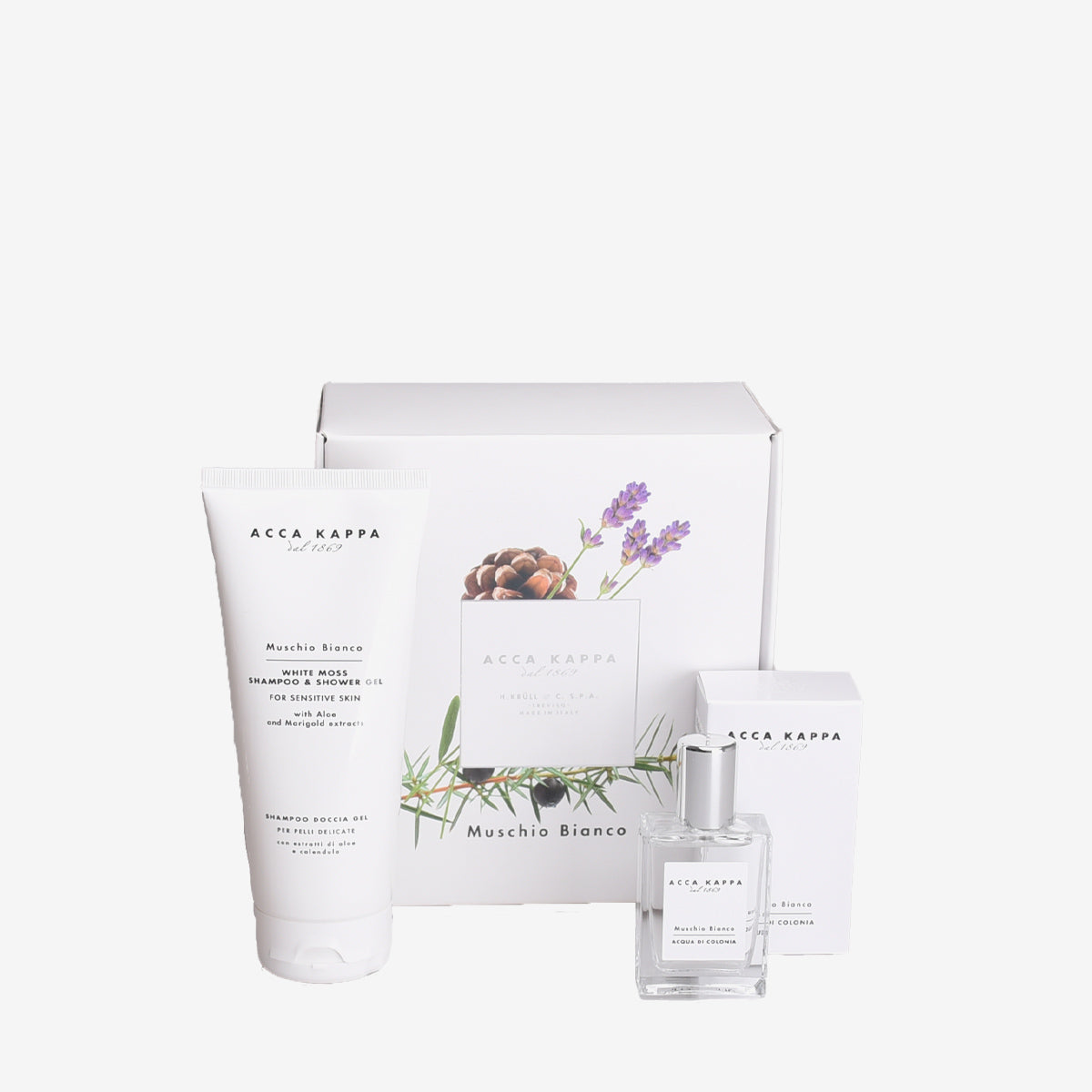 Acca Kappa White Moss Perfume and Shower Gel Gift Set