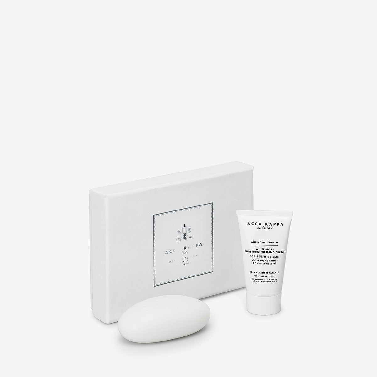 ACCA KAPPA White Moss Gift Set of Hand Cream and Soap