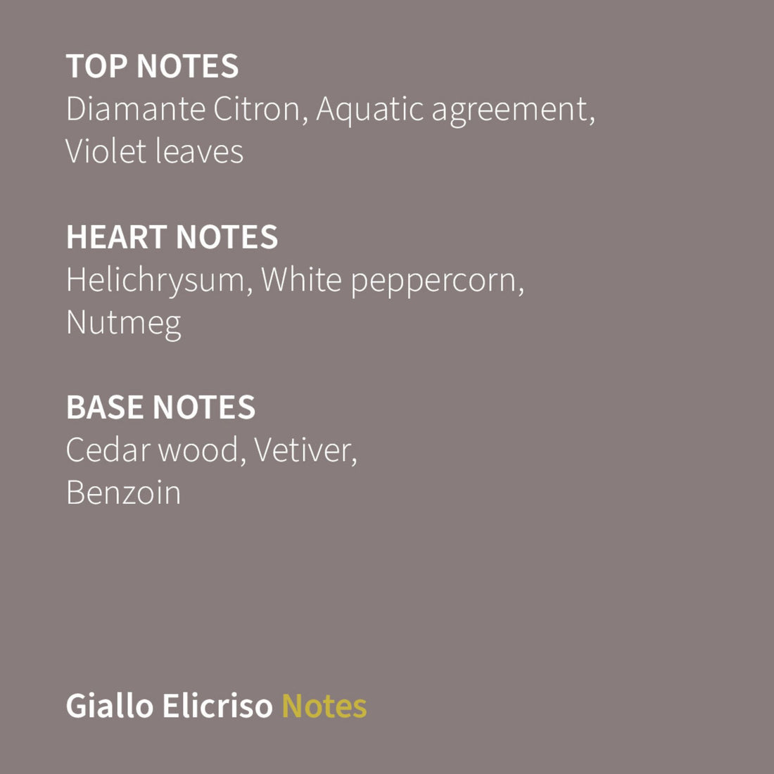 Giallo Elicriso Eau de Parfum, 20 mL