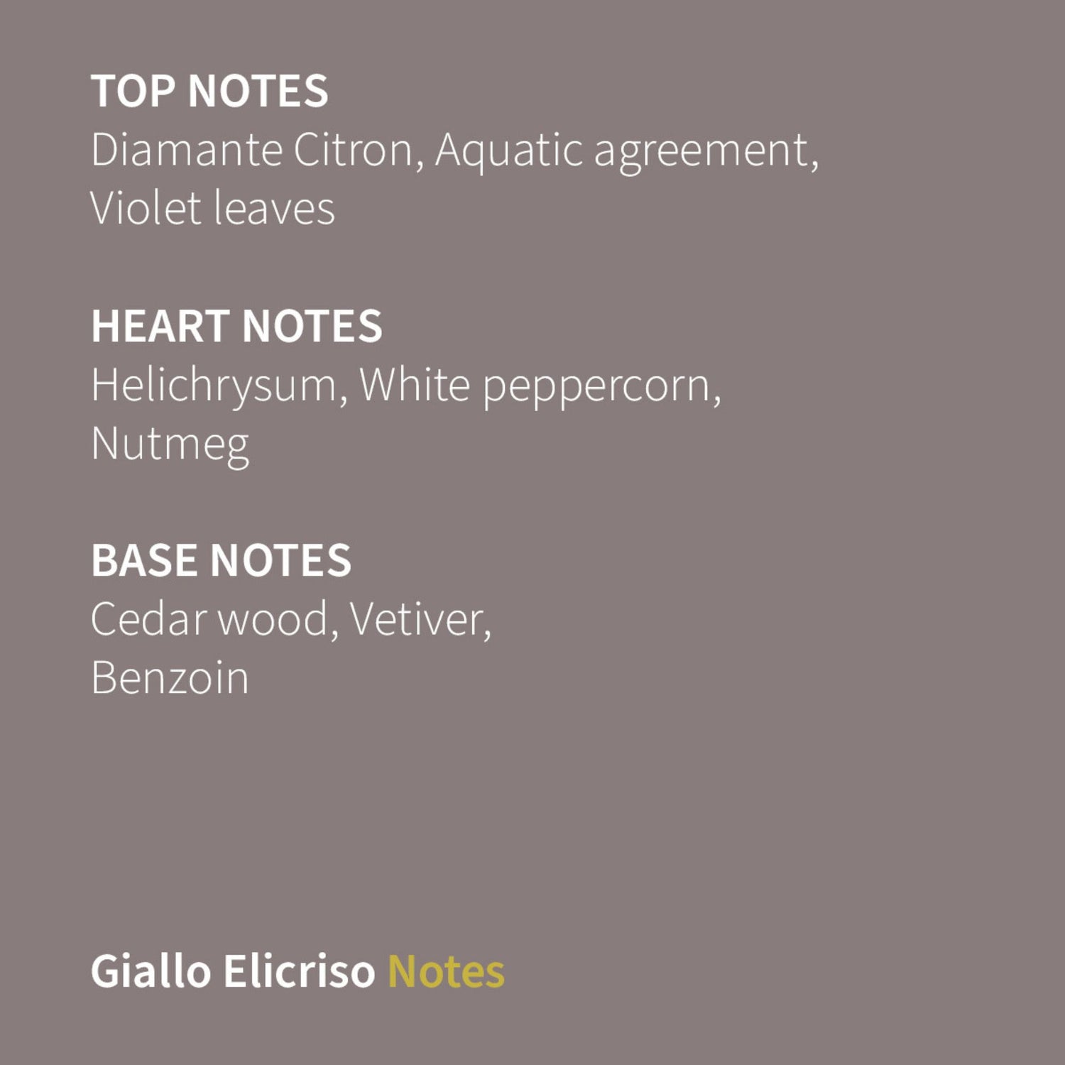 Giallo Elicriso Eau de Parfum