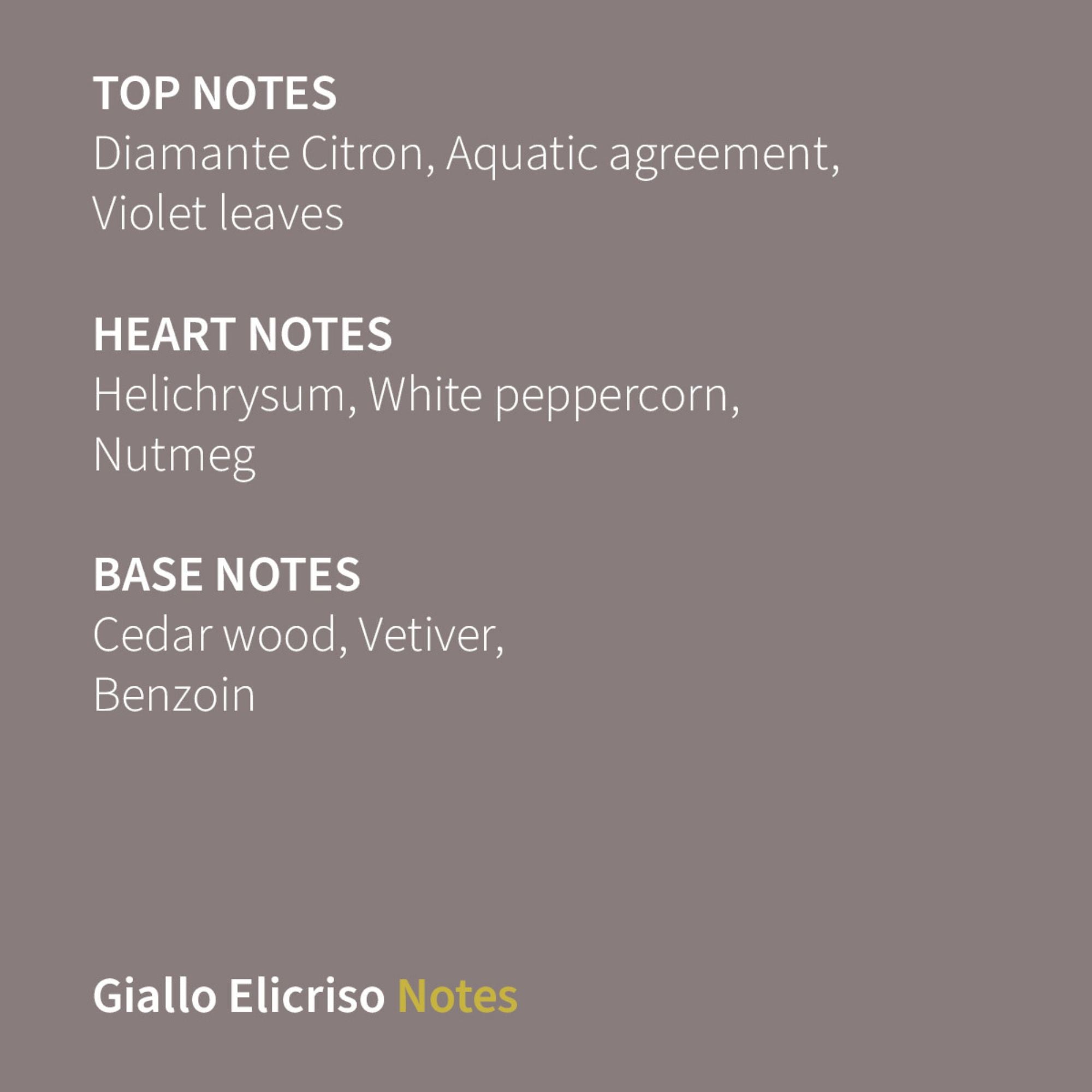 Giallo Elicriso Eau de Parfum
