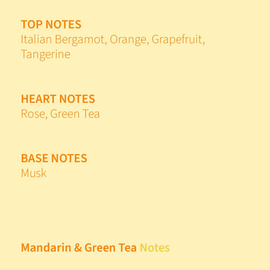 Mandarin &amp; Green Tea Eau de Parfum, 20 mL