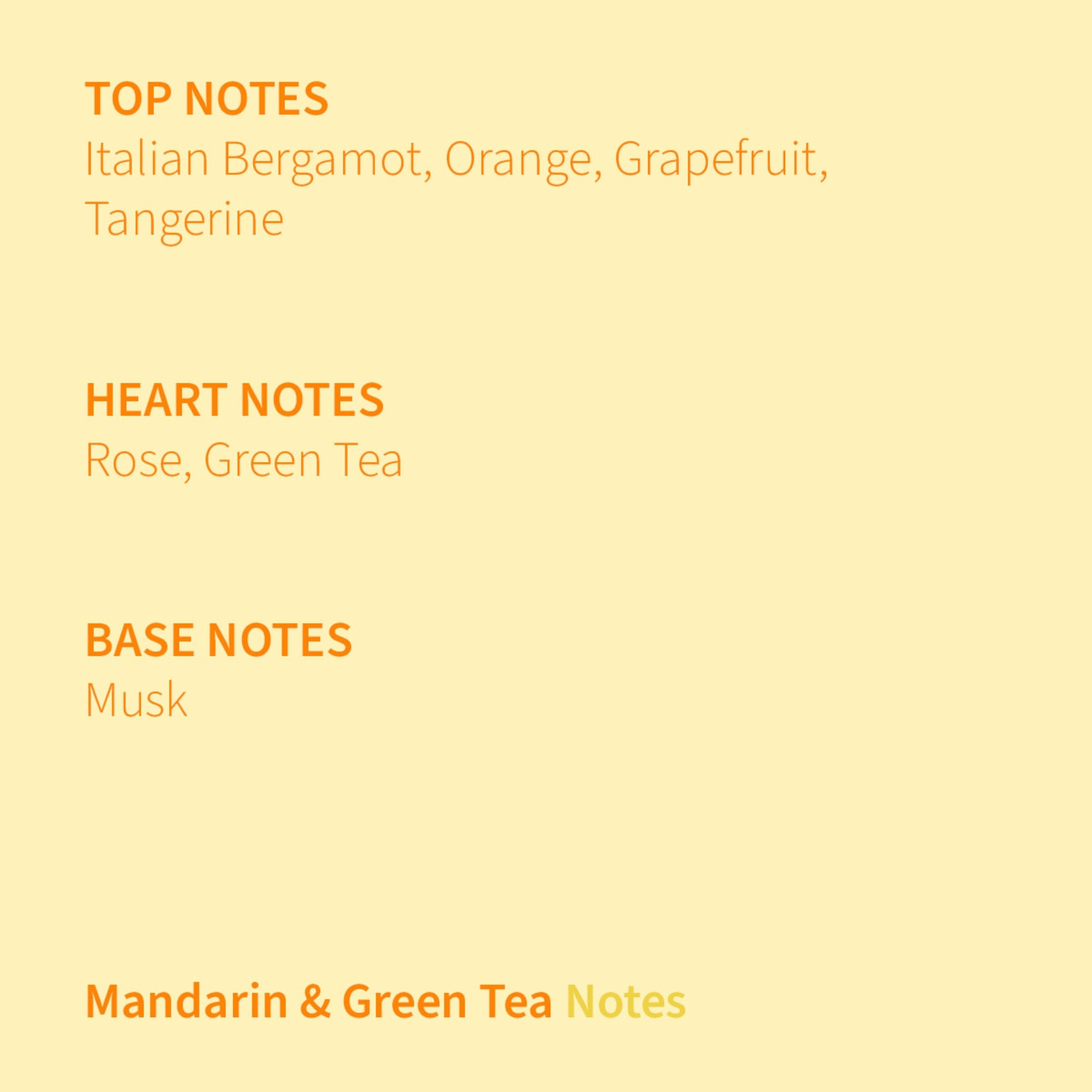 Mandarin &amp; Green Tea Eau de Parfum