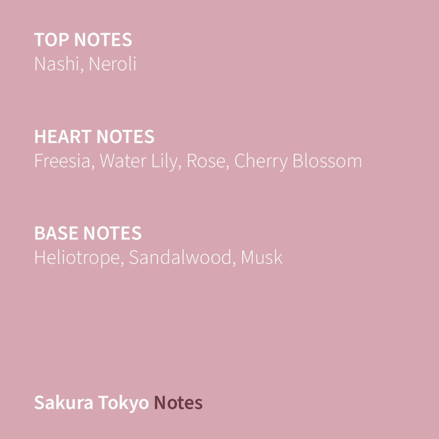 Sakura Tokyo Eau de Parfum