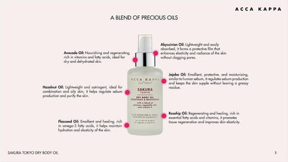 Sakura Tokyo Dry Body Oil