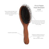 Oval Brush with Heat Resistant Pins